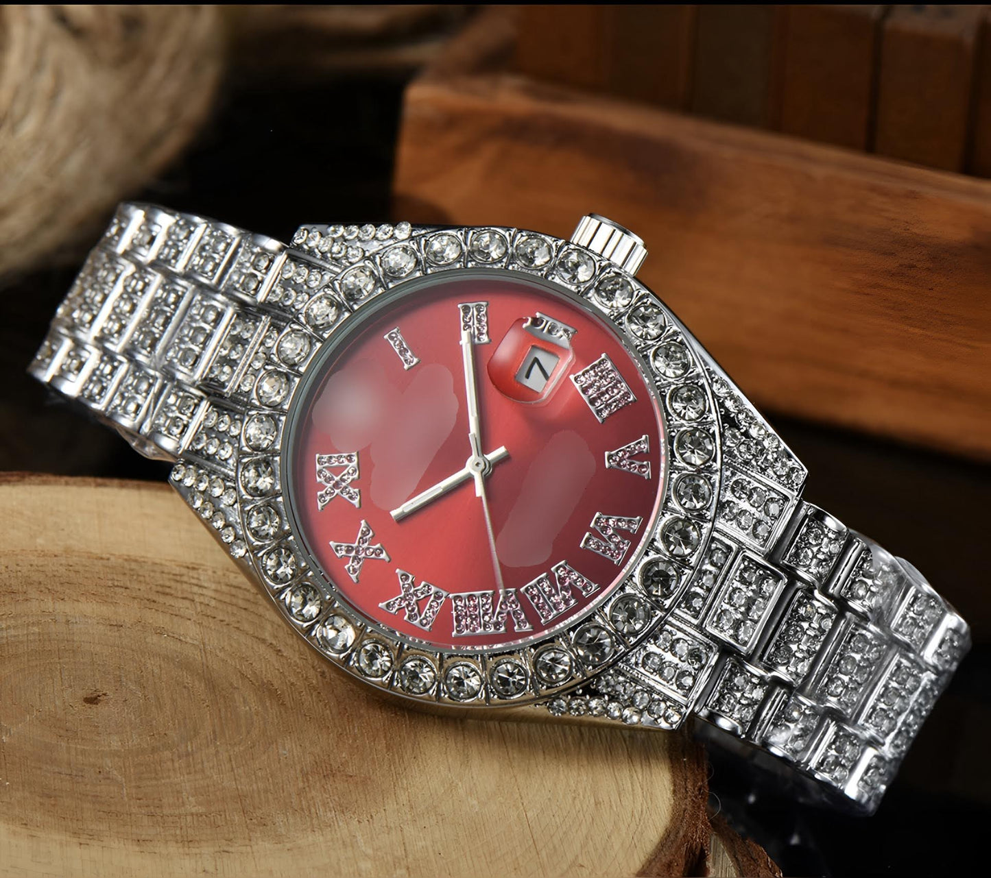 red face watch